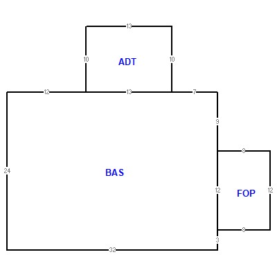 Building layout (traversing data) of this property