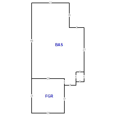 Building layout (traversing data) of this property