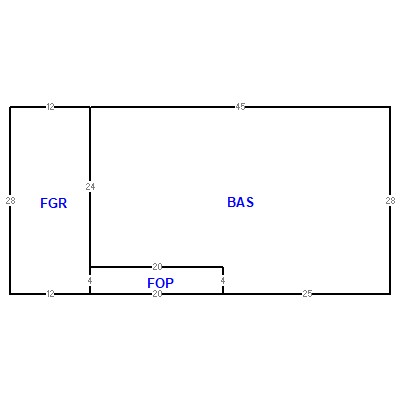 Building layout (traversing data) of this property