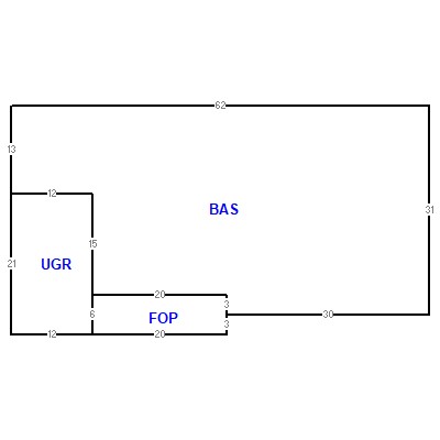 Building layout (traversing data) of this property