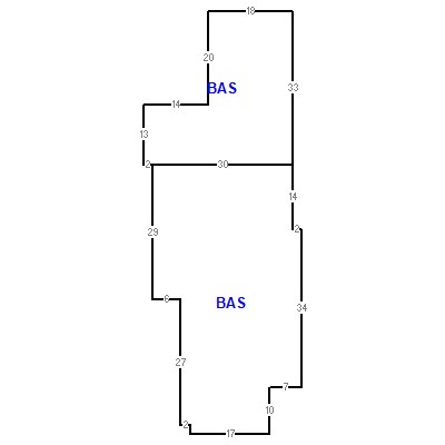 Building layout (traversing data) of this property