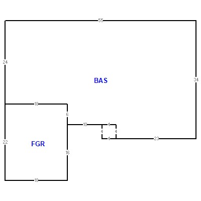Building layout (traversing data) of this property