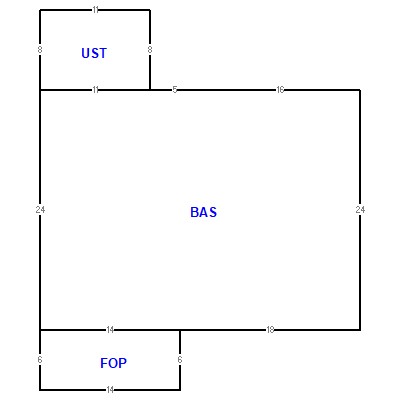 Building layout (traversing data) of this property