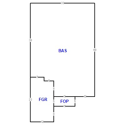 Building layout (traversing data) of this property