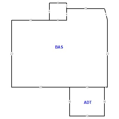 Building layout (traversing data) of this property