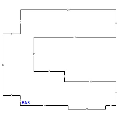 Building layout (traversing data) of this property