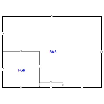 Building layout (traversing data) of this property