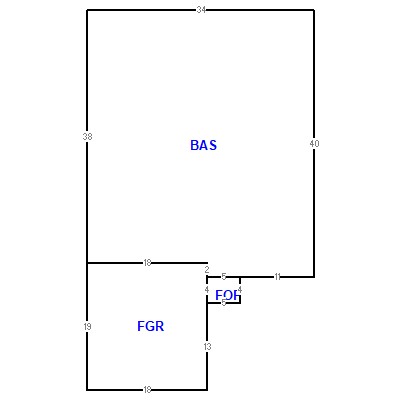 Building layout (traversing data) of this property