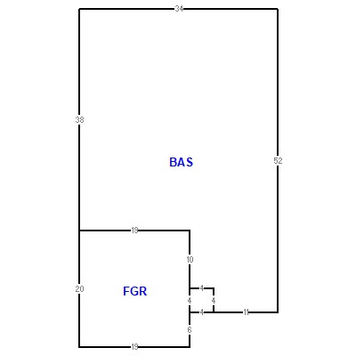 Building layout (traversing data) of this property
