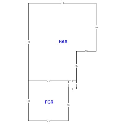 Building layout (traversing data) of this property