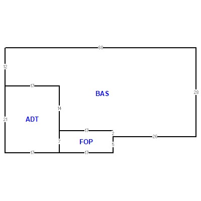 Building layout (traversing data) of this property