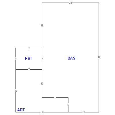 Building layout (traversing data) of this property