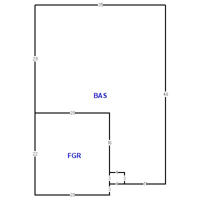 Building layout (traversing data) of this property