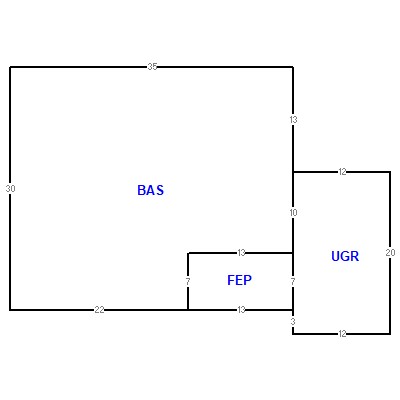 Building layout (traversing data) of this property