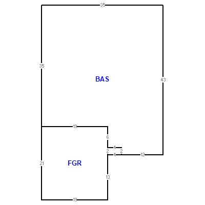 Building layout (traversing data) of this property