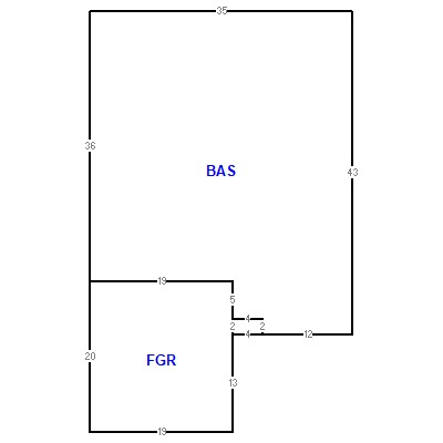Building layout (traversing data) of this property
