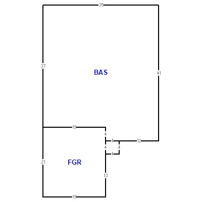 Building layout (traversing data) of this property