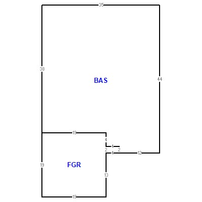 Building layout (traversing data) of this property