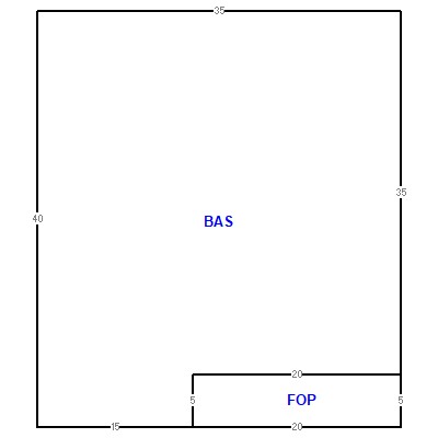 Building layout (traversing data) of this property