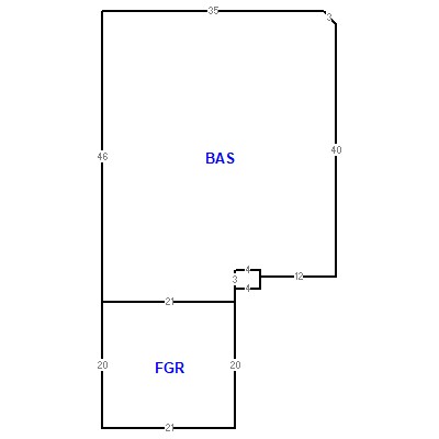 Building layout (traversing data) of this property