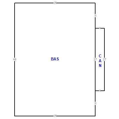 Building layout (traversing data) of this property