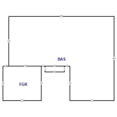 Building layout (traversing data) of this property