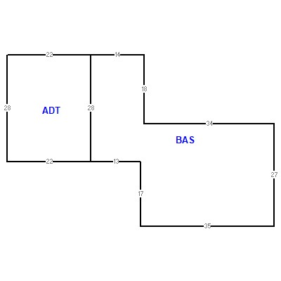 Building layout (traversing data) of this property