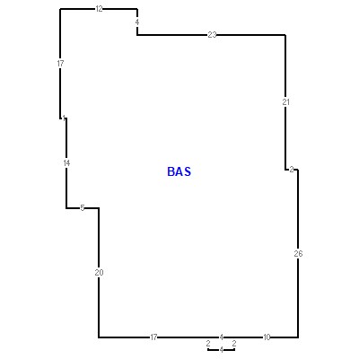 Building layout (traversing data) of this property