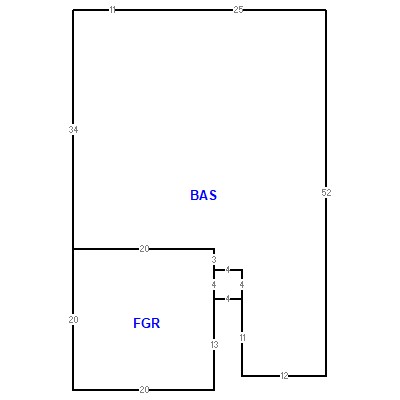 Building layout (traversing data) of this property