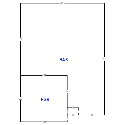 Building layout (traversing data) of this property