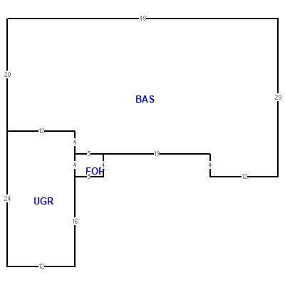 Building layout (traversing data) of this property