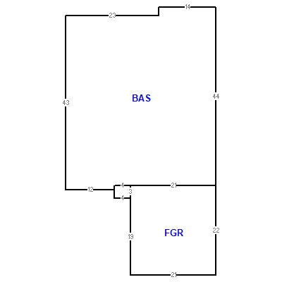 Building layout (traversing data) of this property