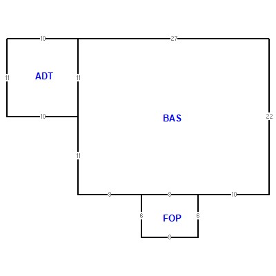 Building layout (traversing data) of this property