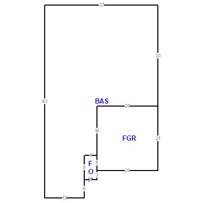 Building layout (traversing data) of this property