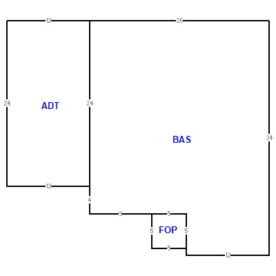 Building layout (traversing data) of this property