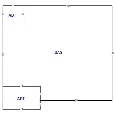 Building layout (traversing data) of this property