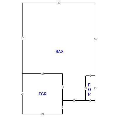 Building layout (traversing data) of this property