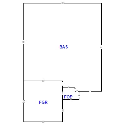 Building layout (traversing data) of this property