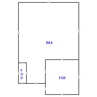 Building layout (traversing data) of this property