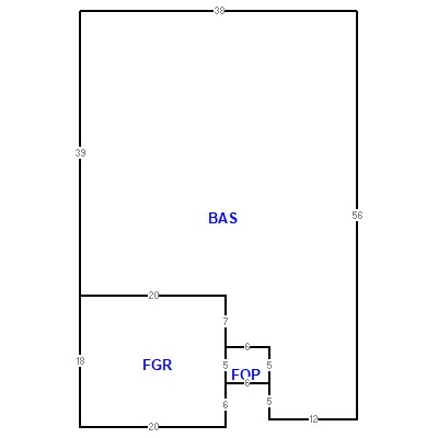 Building layout (traversing data) of this property