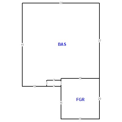 Building layout (traversing data) of this property