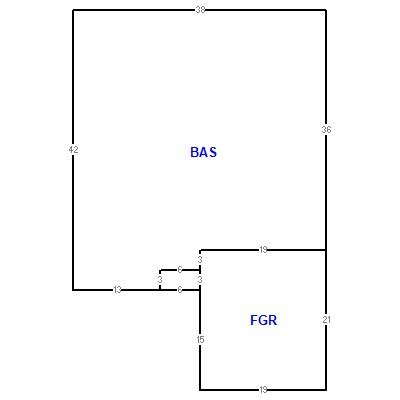 Building layout (traversing data) of this property