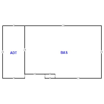 Building layout (traversing data) of this property