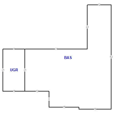 Building layout (traversing data) of this property