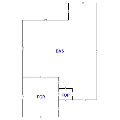 Building layout (traversing data) of this property