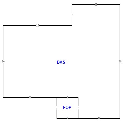 Building layout (traversing data) of this property