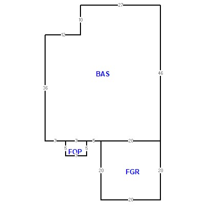 Building layout (traversing data) of this property