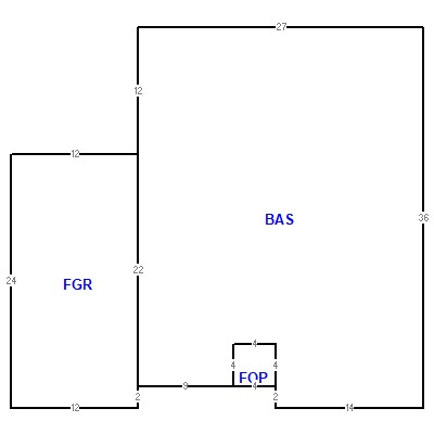 Building layout (traversing data) of this property