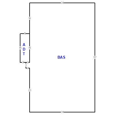 Building layout (traversing data) of this property