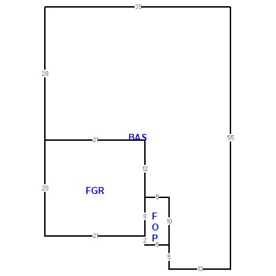 Building layout (traversing data) of this property